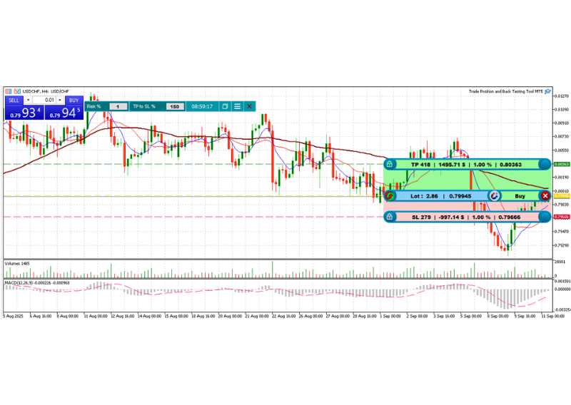 Trade position and back testing tool for Phillip MT5